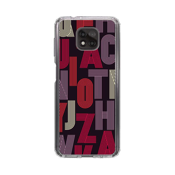 Abstract Letters Pattern Motorola Moto G Power (2021) Case