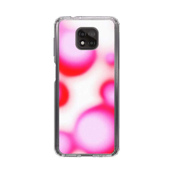 Abstract Pink and Red Blurry Circles Motorola Moto G Power (2021) Case