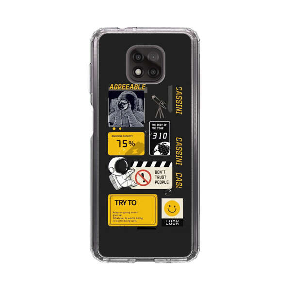 Astronaut Space Exploration Motivation Design Motorola Moto G Power (2021) Case