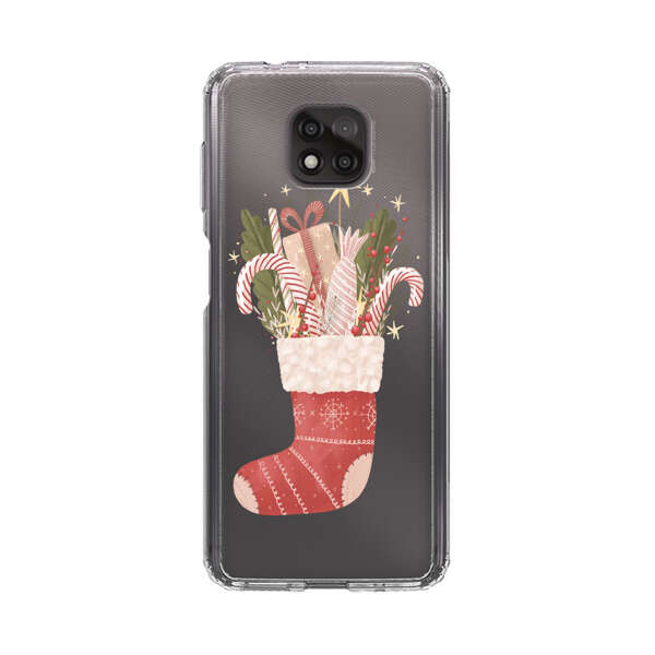 Christmas Stocking with Gifts and Candy Canes Motorola Moto G Power (2021) Case