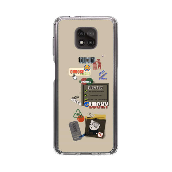 Creative Collage of Motivational Elements Motorola Moto G Power (2021) Case