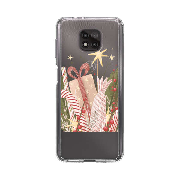 Festive Candy Canes and Holiday Gifts Motorola Moto G Power (2021) Case