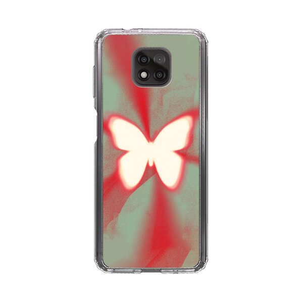 Glowing White Butterfly Abstract Radiant Design Motorola Moto G Power (2021) Case