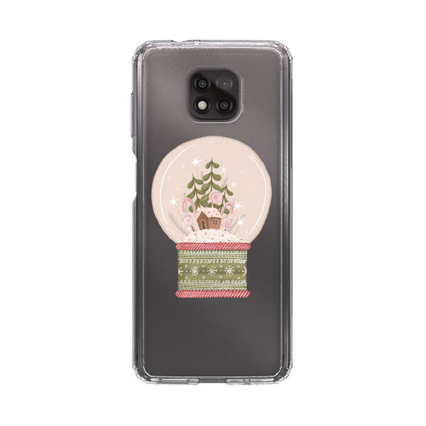 Holiday Snow Globe with Gingerbread House Motorola Moto G Power (2021) Case
