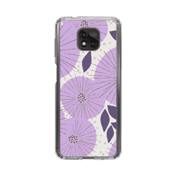 Lavender Flower Pattern Motorola Moto G Power (2021) Case