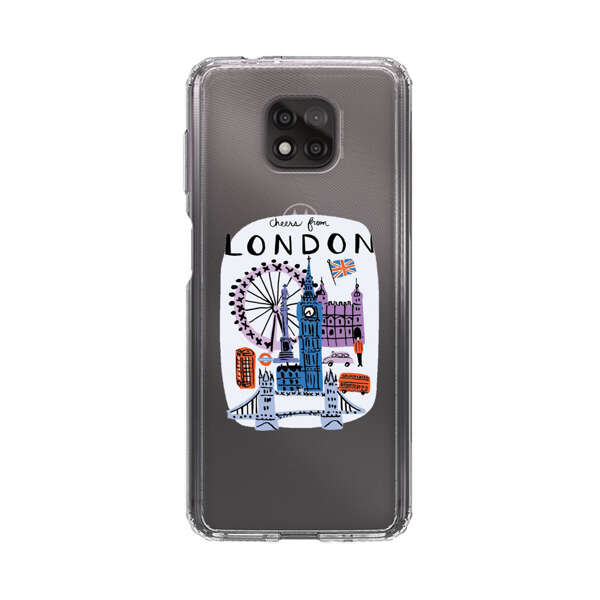 London Iconic Landmarks Illustration Motorola Moto G Power (2021) Case