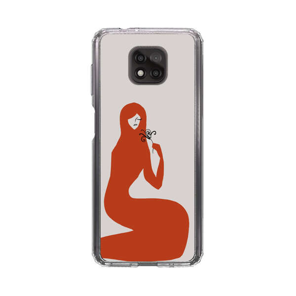 Minimalist Abstract Woman Silhouette Motorola Moto G Power (2021) Case