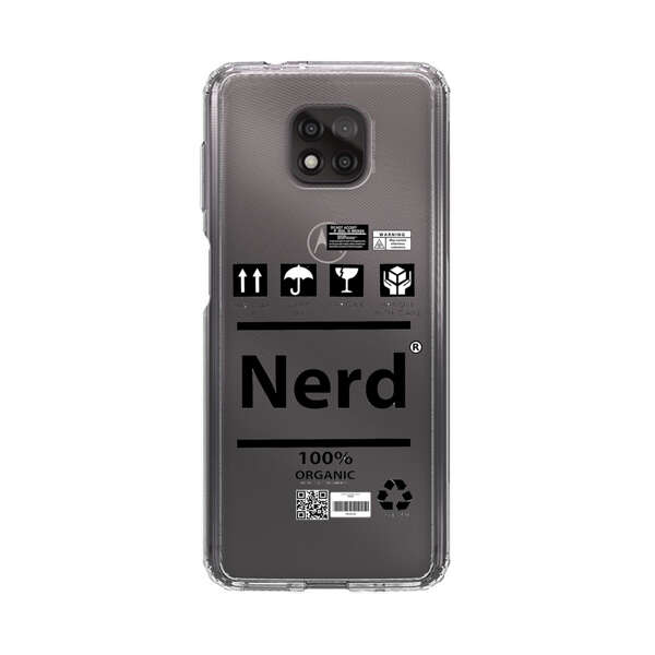 Minimalist Nerd Shipping Icons Design Motorola Moto G Power (2021) Case