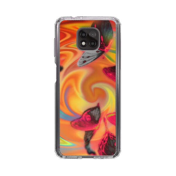 Psychedelic Butterflies Swirl Motorola Moto G Power (2021) Case