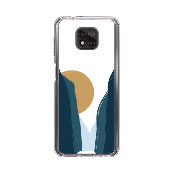 Sunset Between Dark Cliffs Motorola Moto G Power (2021) Case