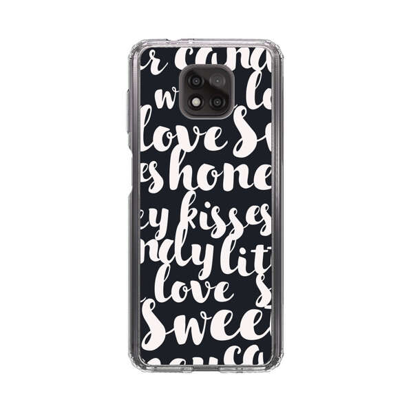 Sweet Honey Kisses Love Sugar Candy Pattern Motorola Moto G Power (2021) Case