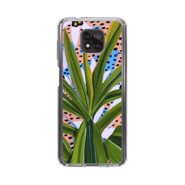 Tropical Leaves Abstract Pattern Motorola Moto G Power (2021) Case