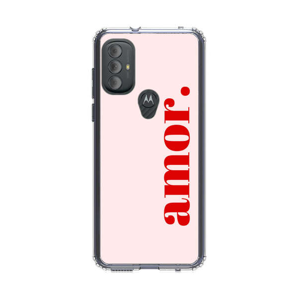 Amor Love Bold Red Text Motorola Moto G Power (2022) Case