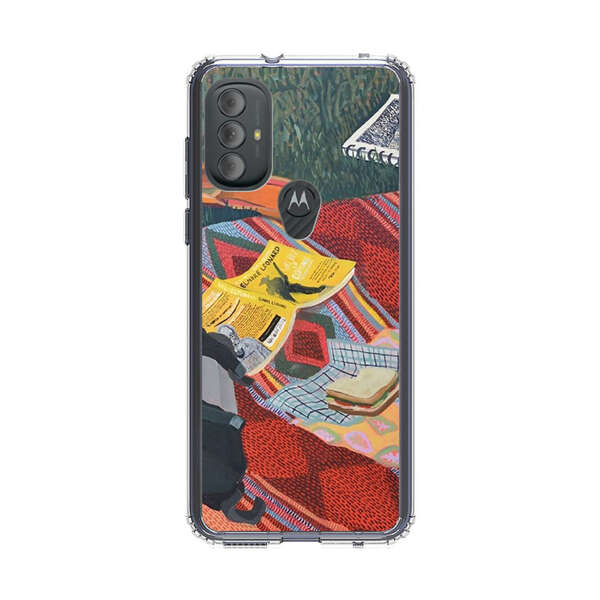 Charming Picnic Scene with Blanket and Food Motorola Moto G Power (2022) Case
