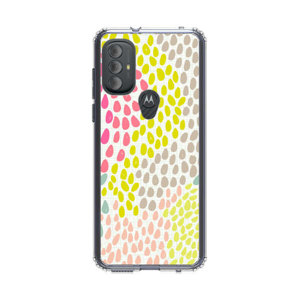 Colorful Abstract Teardrop Pattern Motorola Moto G Power (2022) Case