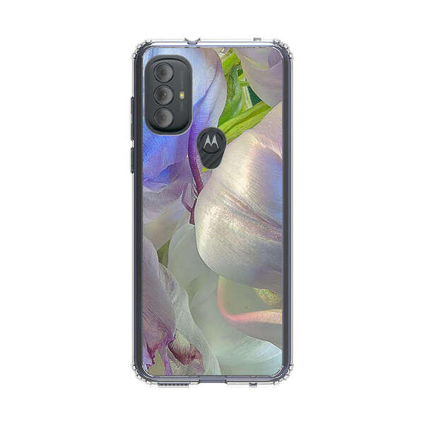 Delicate Pastel Flower Petals Close Up Motorola Moto G Power (2022) Case