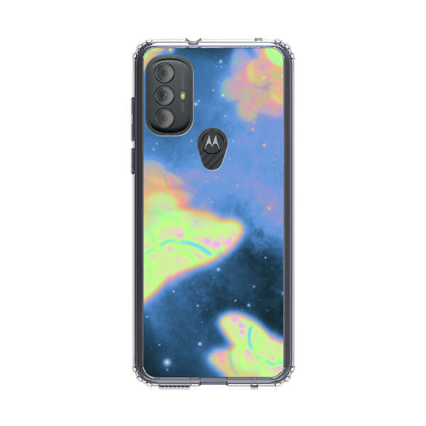 Dreamy Glowing Cosmic Butterflies Motorola Moto G Power (2022) Case