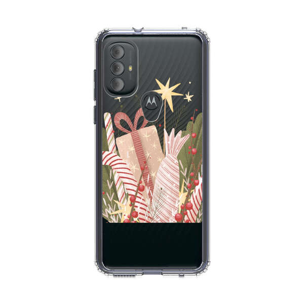 Festive Candy Canes and Holiday Gifts Motorola Moto G Power (2022) Case
