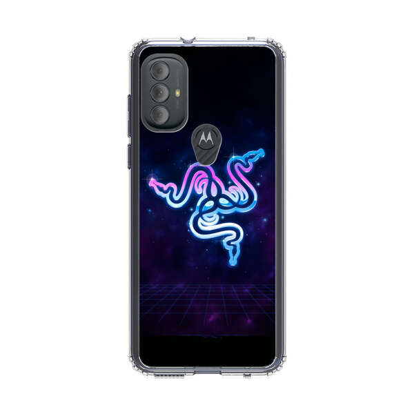 Glowing Neon Triple Snake Motorola Moto G Power (2022) Case
