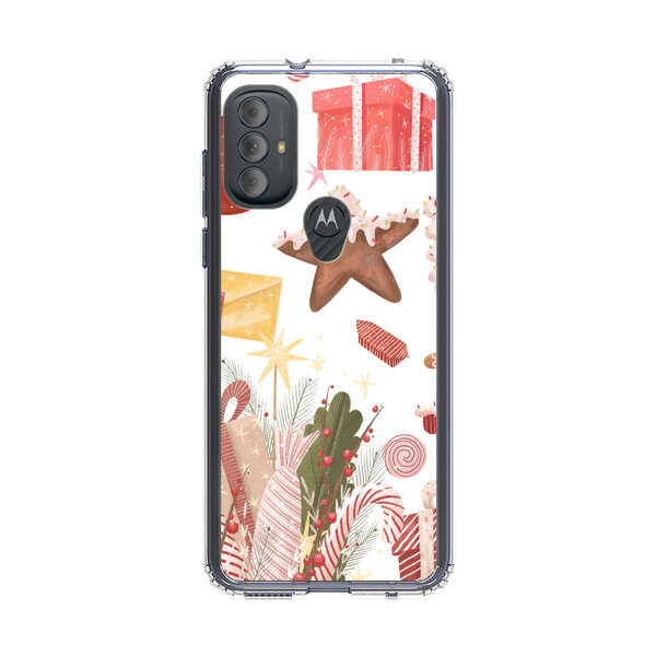 Holiday Gingerbread Candy Cane Gifts Motorola Moto G Power (2022) Case