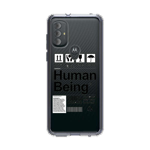 Human Being Fragile Label Design Motorola Moto G Power (2022) Case