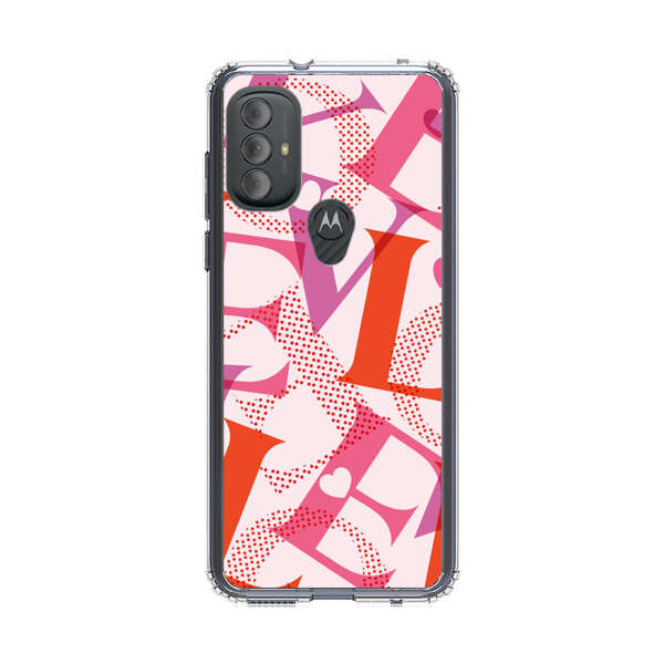 Love Colorful Letters Pattern Motorola Moto G Power (2022) Case