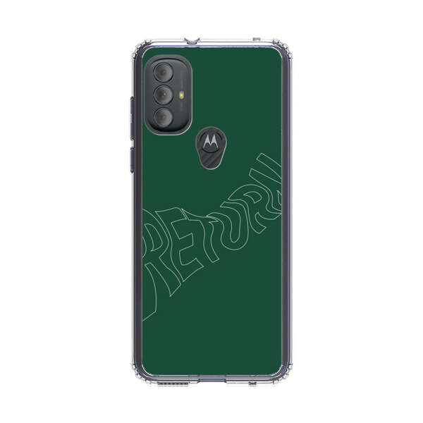 Minimalist Green Wavy Return Text Motorola Moto G Power (2022) Case