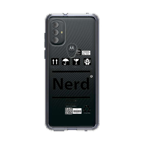 Minimalist Nerd Shipping Icons Design Motorola Moto G Power (2022) Case