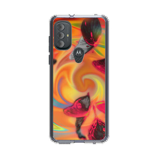 Psychedelic Butterflies Swirl Motorola Moto G Power (2022) Case