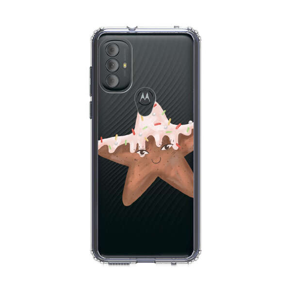 Smiling Gingerbread Star Cookie Motorola Moto G Power (2022) Case