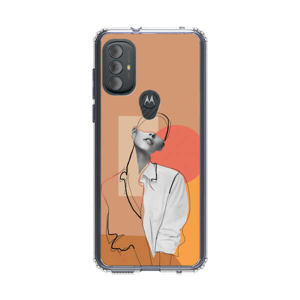 Stylish Abstract Portrait Art Motorola Moto G Power (2022) Case