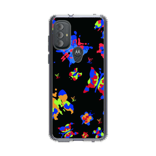 Vibrant Abstract Butterflies and Floral Splashes Motorola Moto G Power (2022) Case