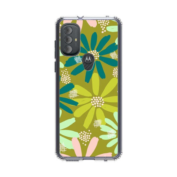 Vibrant Floral Daisy Pattern Motorola Moto G Power (2022) Case