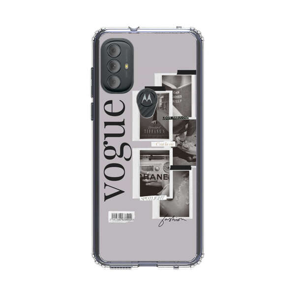Vogue Fashion Collage Minimalist Motorola Moto G Power (2022) Case