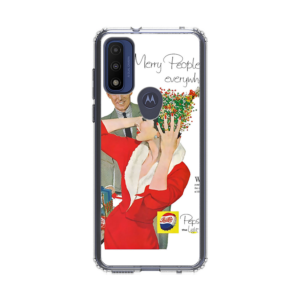 Vintage Pepsi-Cola Holiday Advertisement Motorola Moto G Pure (2021) Case