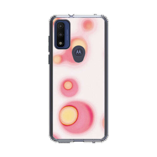 Abstract Pink and Yellow Blobs Motorola Moto G Pure (2021) Case