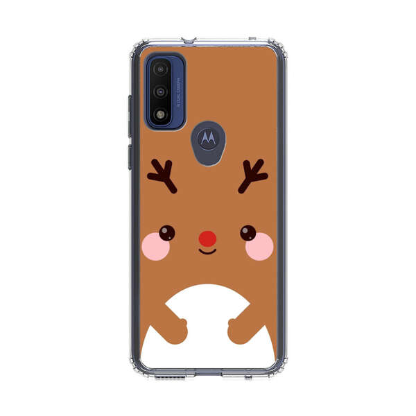 Cute Minimalist Reindeer Cartoon Motorola Moto G Pure (2021) Case
