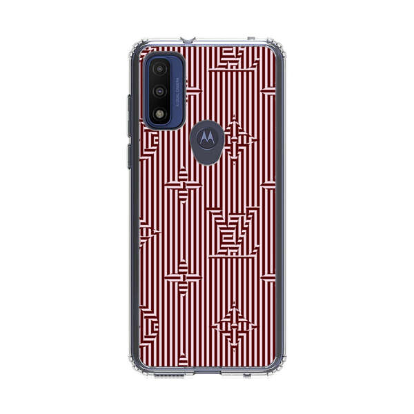 Intricate Geometric Striped Pattern Motorola Moto G Pure (2021) Case