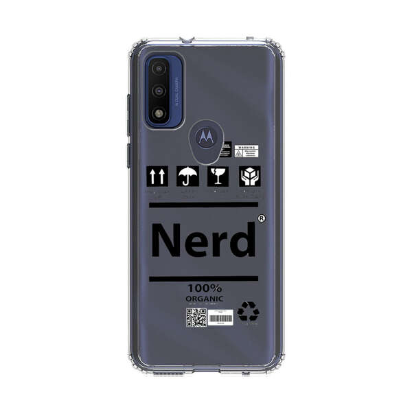 Minimalist Nerd Shipping Icons Design Motorola Moto G Pure (2021) Case