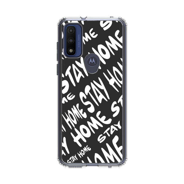 Stay Home Pattern Motorola Moto G Pure (2021) Case