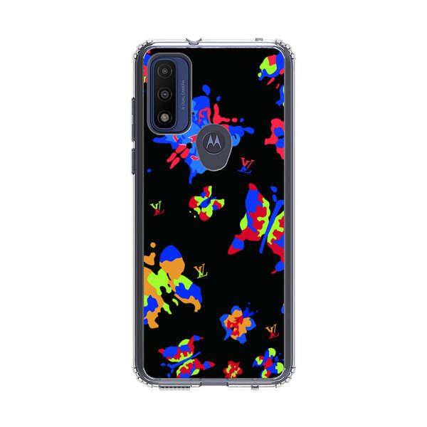 Vibrant Abstract Butterflies and Floral Splashes Motorola Moto G Pure (2021) Case