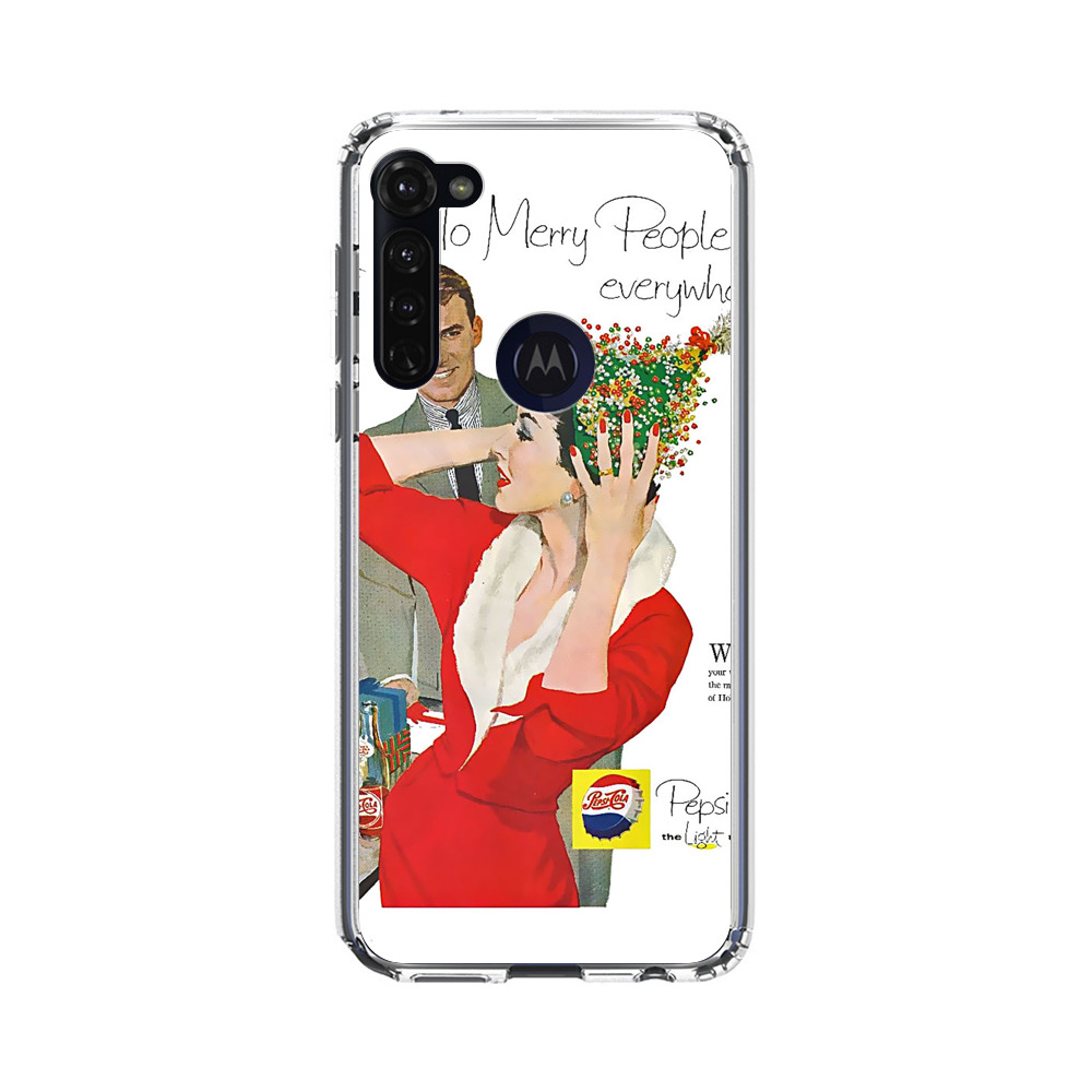 Vintage Pepsi-Cola Holiday Advertisement Motorola Moto G Stylus (2020) Case