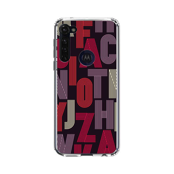 Abstract Letters Pattern Motorola Moto G Stylus (2020) Case