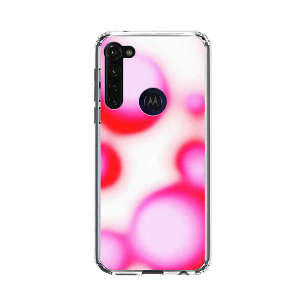 Abstract Pink and Red Blurry Circles Motorola Moto G Stylus (2020) Case