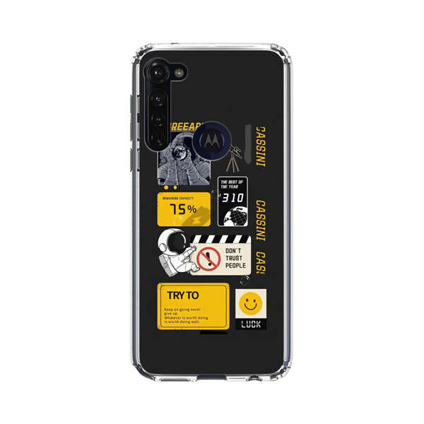 Astronaut Space Exploration Motivation Design Motorola Moto G Stylus (2020) Case