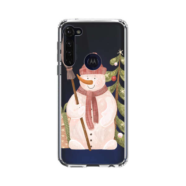 Charming Winter Snowman Illustration Motorola Moto G Stylus (2020) Case