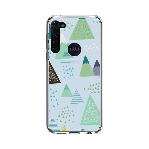 Colorful Abstract Mountain Pattern Motorola Moto G Stylus (2020) Case