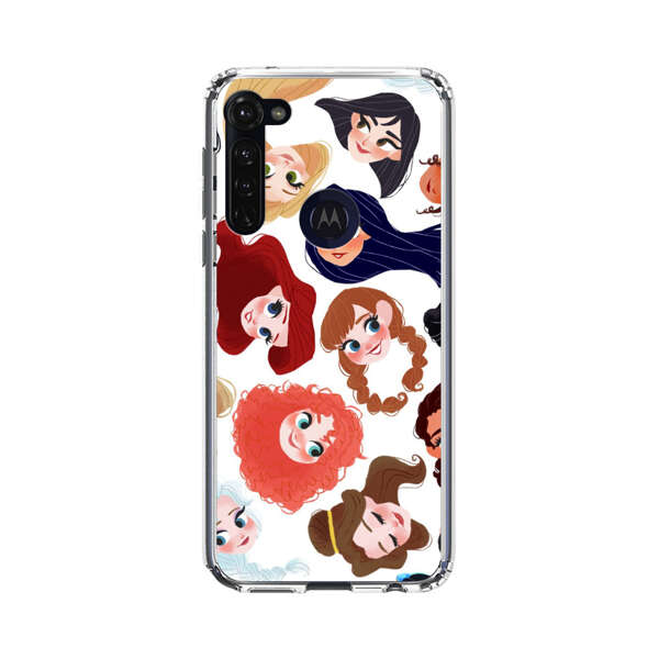 Diverse Animated Girl Faces Motorola Moto G Stylus (2020) Case
