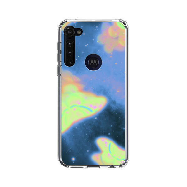 Dreamy Glowing Cosmic Butterflies Motorola Moto G Stylus (2020) Case