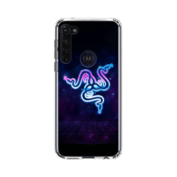 Glowing Neon Triple Snake Motorola Moto G Stylus (2020) Case